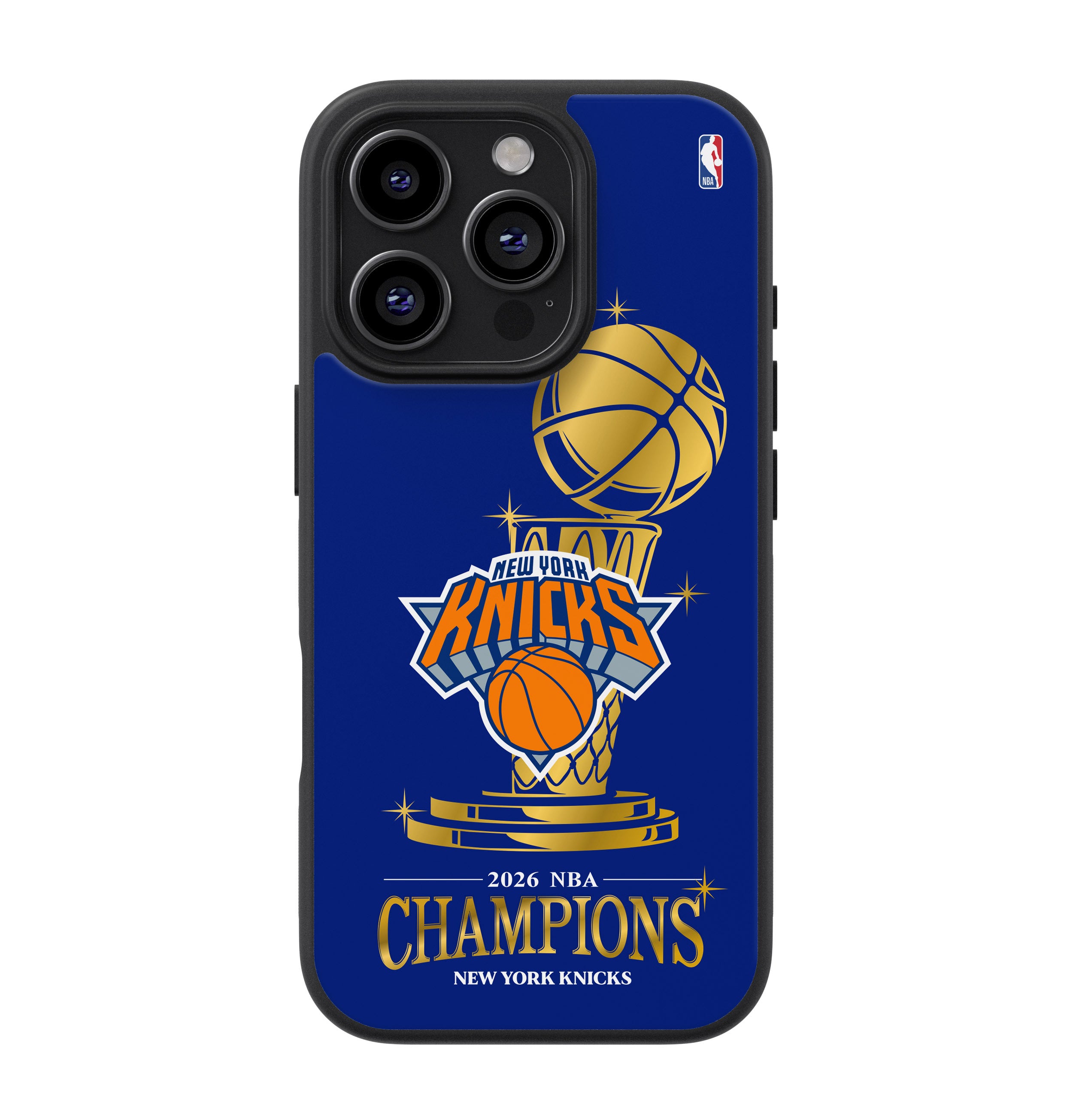 New York Knicks | Gold Acrylic Case – NBA Championship Case (Ships June 23rd)