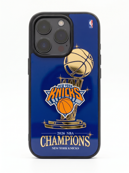 New York Knicks | Gold Acrylic Case – NBA Championship Case (Ships June 23rd)