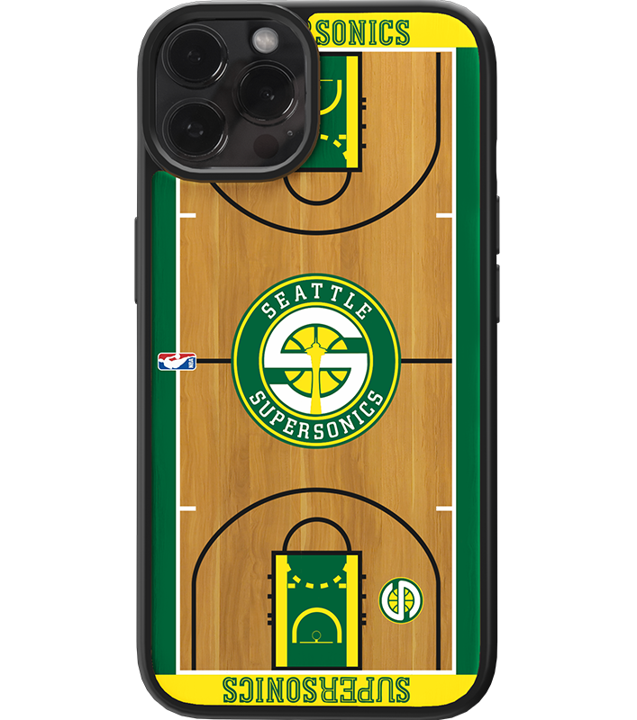 Seattle SuperSonics - NBA Authentic Wood Case