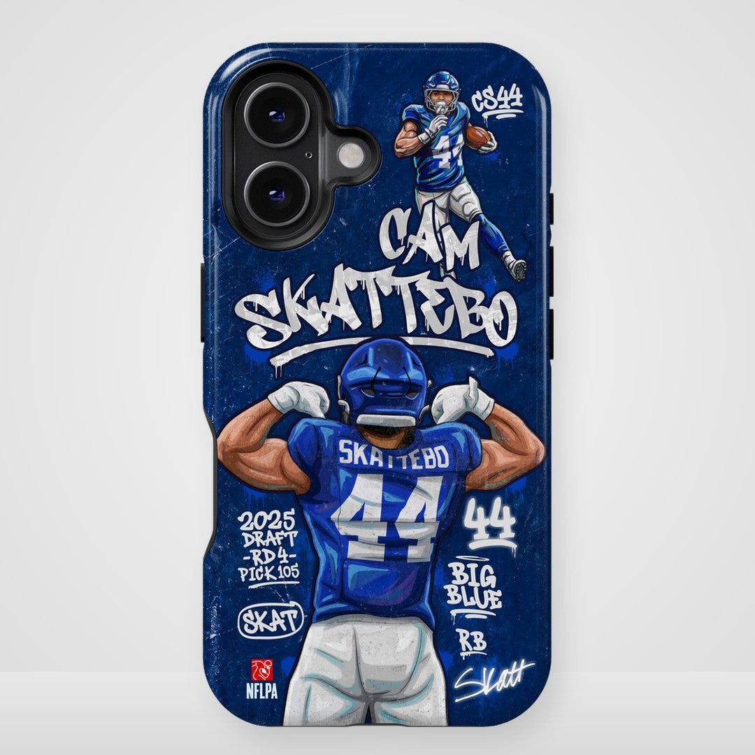 Cam Skattebo NFLPA Graffiti 27 phone case